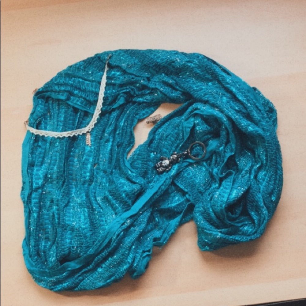 Dark teal Scarf